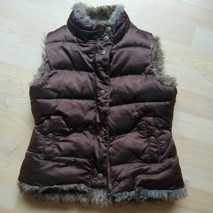 Gap Girls Reversible Fur Best Sz 4-7